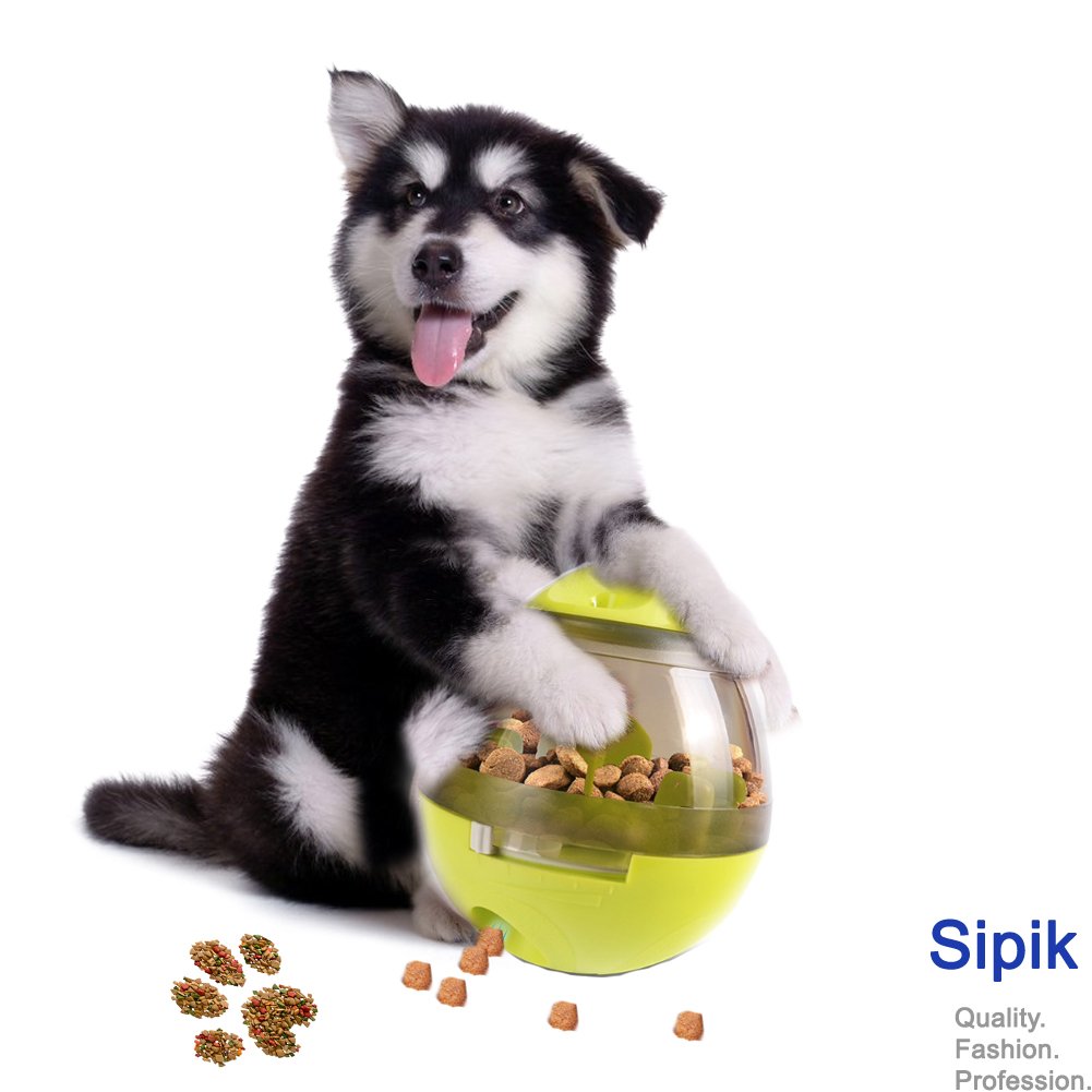SIPIK Treat Dispensing Dog Toy Dog Toy IQ Treat Ball Pet Food Ball Interactive Treat Kibble Dispensing Dog Food Activity Treat Ball