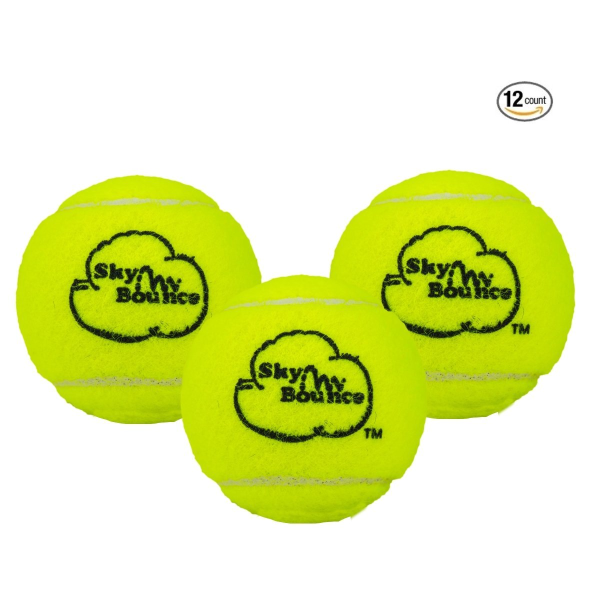 Sky Bounce Practice Tennis Balls Green Orange White Pink and Two Tone Available Select a Color Pack of 12 Balls Sky Bounce Practice Tennis Balls Green Orange White Pink and Two Tone Available Select a Color Pack of 12 Balls