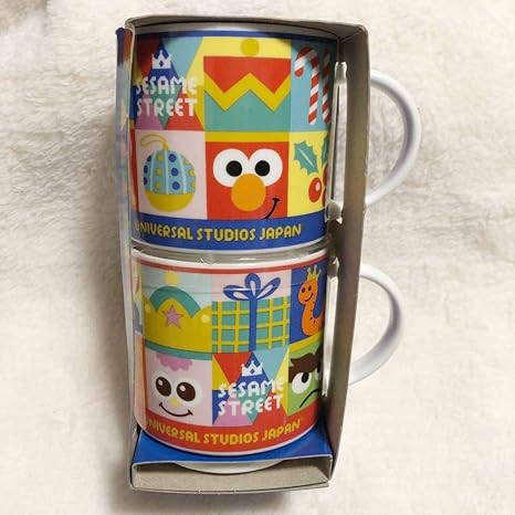 Amazon Usj セサミストリート クリスマス ペアマグカップ マグ ユニバーサルスタジオジャパン クリスマス雑貨 ホビー