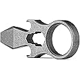 FEGVE Mini Titanium EDC Pry Bar Tool, Pocket Pry Bar, Small Prybar Keychain Multitool with Bottle Opener EDC Tool
