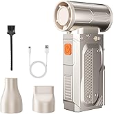 Cimesen F91 Super Power Cordless Air Duster-110000RPM Electric Air Duster,5-Gear Adjustable Compressed air Duster,Rechargeable Brushless Motor Durable Blower for Computer, House and Car