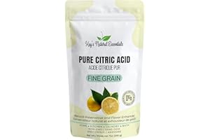 Natural Citric Acid Powder 200g – Food Grade, Non-GMO, Fine Grain, Natural Cleaner & Preservative in Resealable Bag