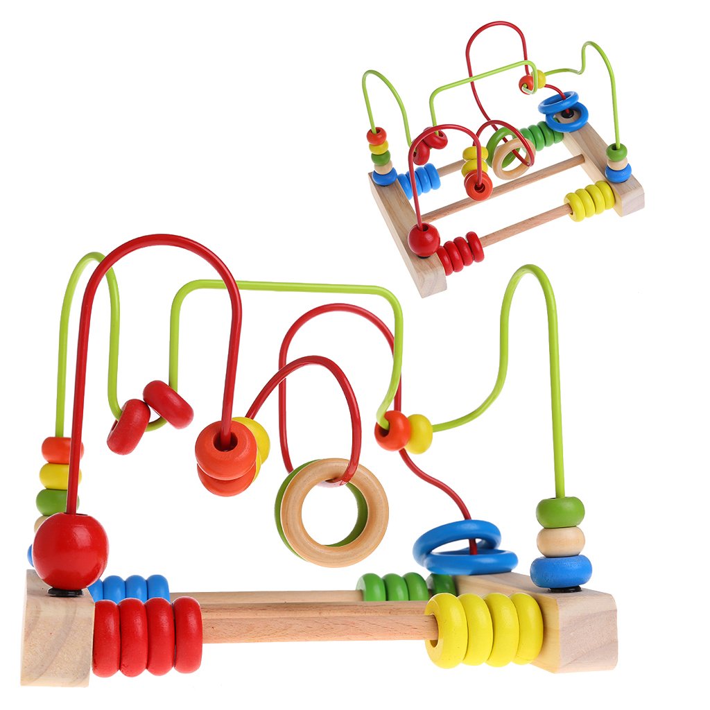 wooden bead toys toddlers