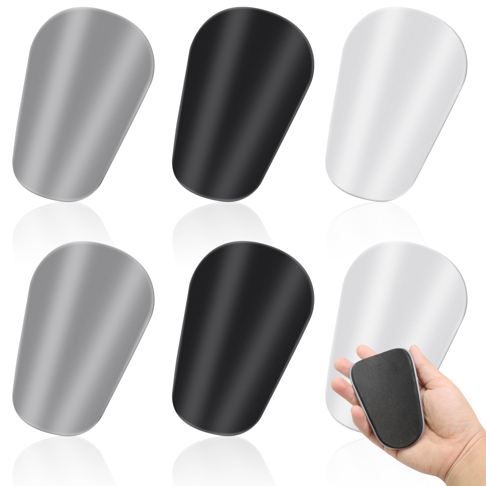 3 Pair Shin Pads Mens 10 X 6 cm, Joga Shin Pads Boys, Small Soccer Shin Guards, for Teenagers Kids Girls Junior, Light & Comfortable