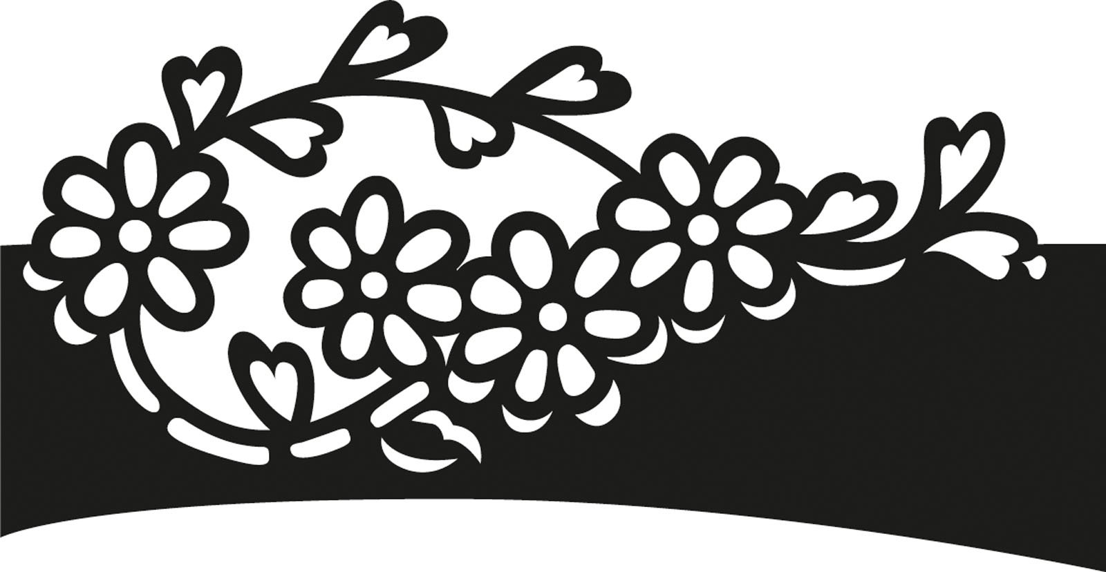 Marianne Design Flowers Craftable Folding Die,