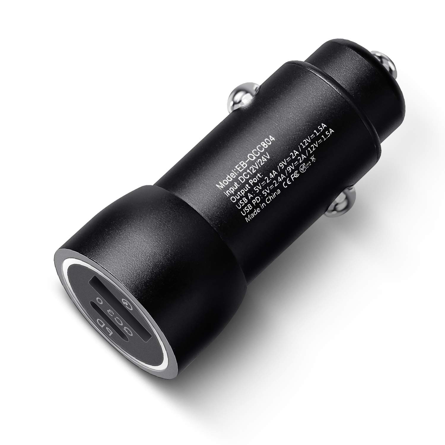 USB PD Car Charger, Guoguo Power Delivery & Quick Charge 3.0 Adapter for iPad Pro, Google Pixel 3/3 XL, iPhone Xs/XS Max/XR/X, Samsung Galaxy S10/S9/S8 and More