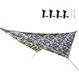 TRIWONDER Camping Tarp Cover Waterproof Rain Fly Tent Ground Cloth Footprint Hammock Shelter for Outdoor Hiking Picnic Beach