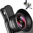 iPhone Camera Lens Pro with Tripod - ANGFLY 4K HD 120° Wide Angle Lens & 20X Super Macro Lens, Phone Camera Lenses Compatible