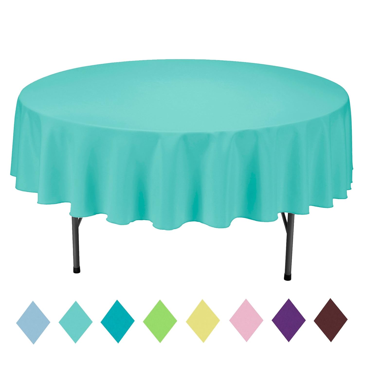 Best teal and white striped table cloth