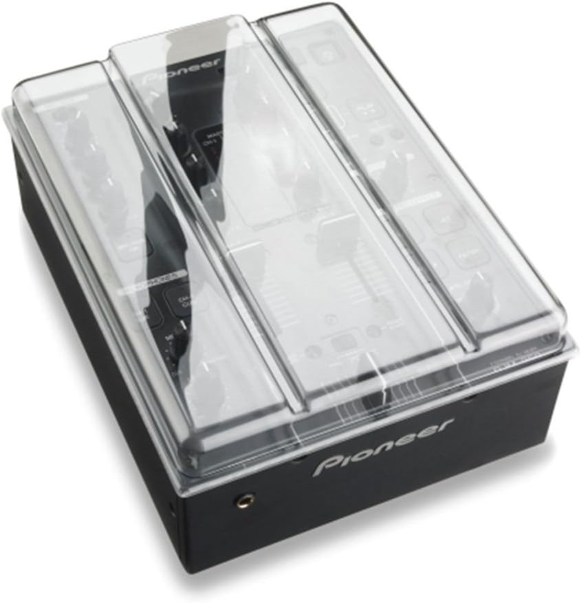 DecksaverCover for Pioneer DJ DJM-350 - Super-Durable Polycarbonate Protective lid in Smoked Clear Colour, Made in The UK - The DJs' Choice for Unbeatable Protection