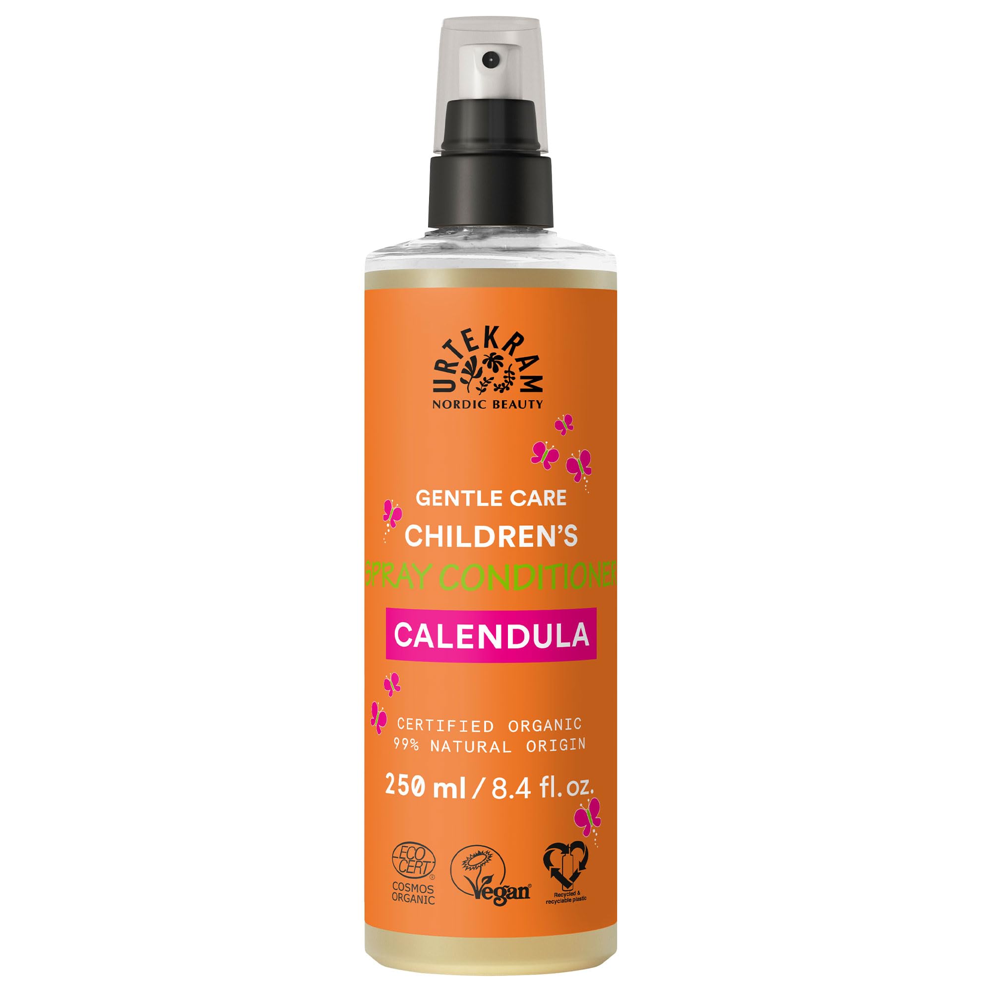 Urtekram Children's Spray Conditioner with Calendula – Natural Hair Care for Kids, 250ml / 8.5 fl oz (Pack of 1)