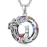 Dreamboat Animal Necklace for Women Mother Necklace Sterling Silver Family Animal Mother Day Jewelry for Mom