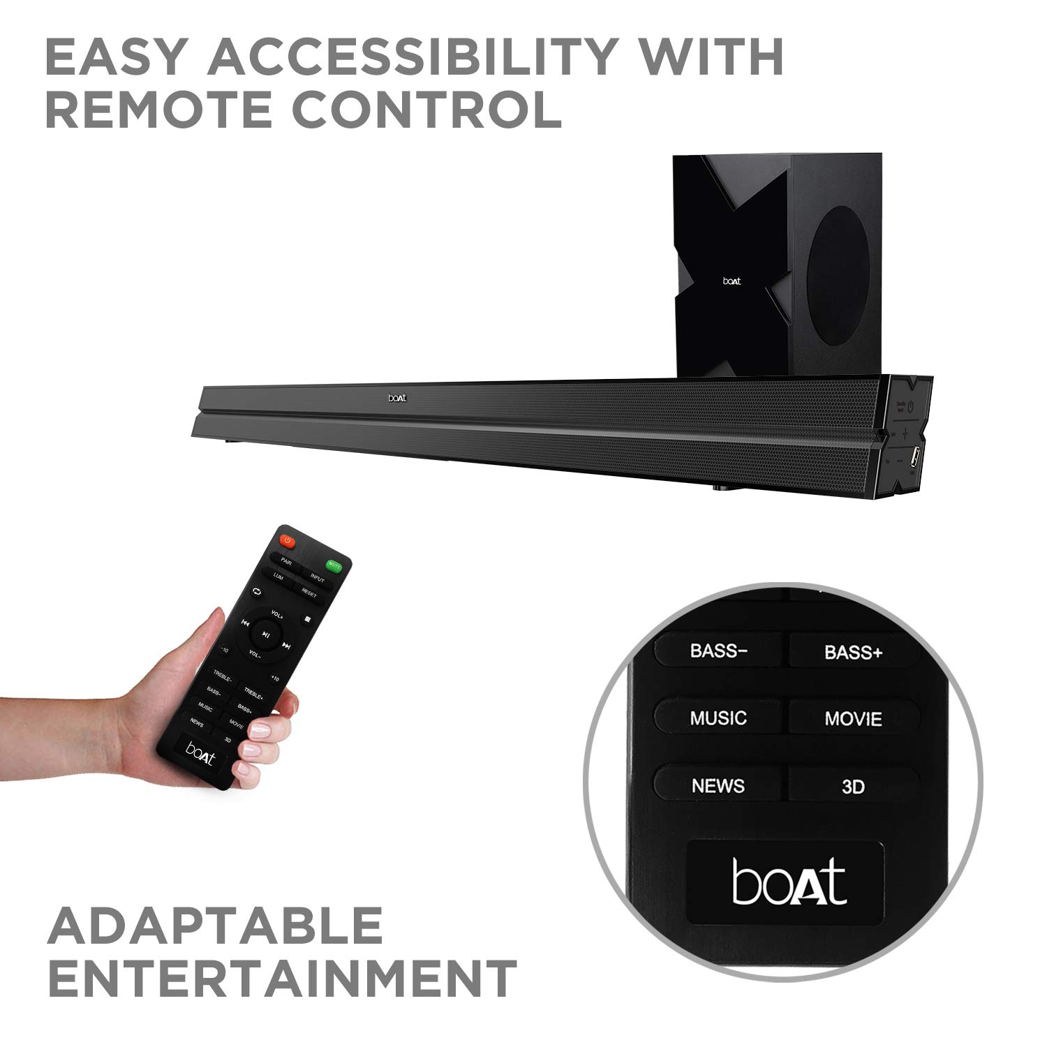 boat 2.1 home theater