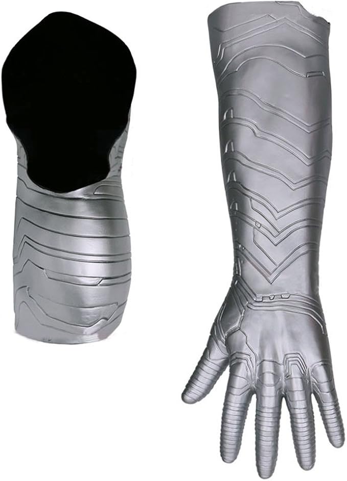 Amazon Winter Soldier Bucky Mask Arm Amorウィンター ソルジャー コスプレ マスク 冬の兵士 バッキー イベント パーティー ハロウン クリスマス お面 仮面 変装 鎧 道具 コスプレ 仮装 通販