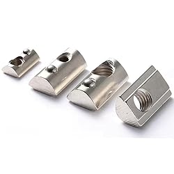 3030 Series M8 T Slot Half Round Nuts Roll-in