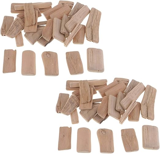 Amazon 木製看板プラーク 木片 木製タグ 流木工芸品 木製スライスフレーム 花瓶フィラー装飾 Diy飾り インテリア オンライン通販