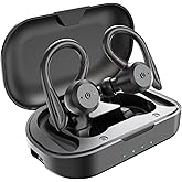 APEKX Bluetooth Headphones True Wireless Earbuds with Charging Case IPX7 Waterproof Stereo Sound Earphones Built-in Mic in-Ea