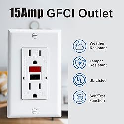 OMEENET GFCI Outlet, Weather Proof & Tamper
