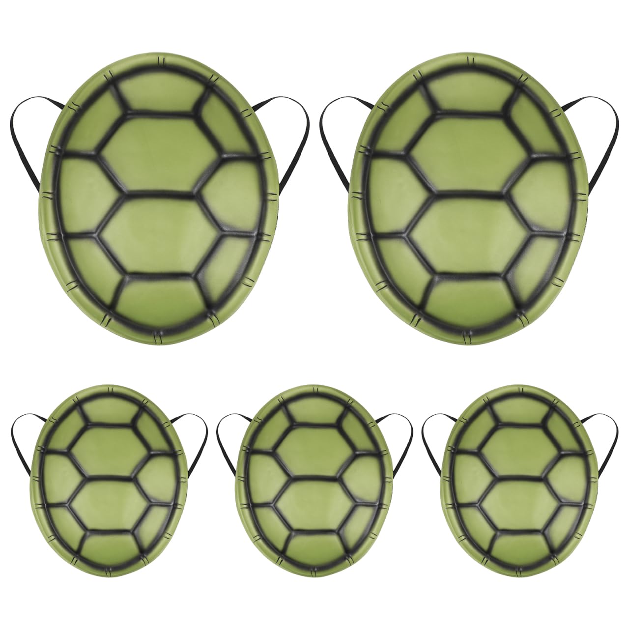 TOYANDONA 5pcs Simulated Turtle Shell Sea Turtle Costume Shell Party Costumes Halloween Prop Hip Pad Halloween Costume Adults Kids Turtle Shell Dress up Child Eva Animal