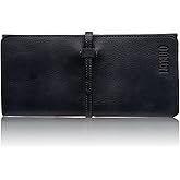 Wallets for Women Genuine Leather Card Organizer Dip Dye Coin Purse Ladies Ultrathin Wallets