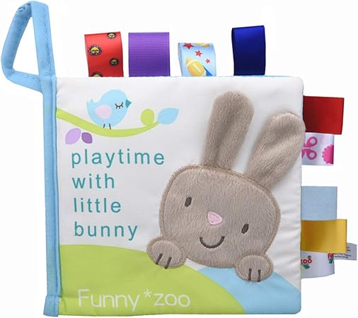 Amazon Derclive 赤ちゃん 布絵本 3d 知育玩具 早期教育 音が出る かわいい 漫画 動物 ベビー用 布えほん ソフトブック ベビー 幼児 児童教育 開発用 認知玩具 出産祝い 指遊び 洗える 再利用可能 英語 布のおもちゃ おもちゃ