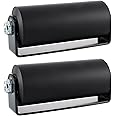 Skelang 2 Pcs Slide Gate Guide Roller, 6" Rolling Gates Guider with C Bracket, Nylon Sliding Gate Roller Assembly