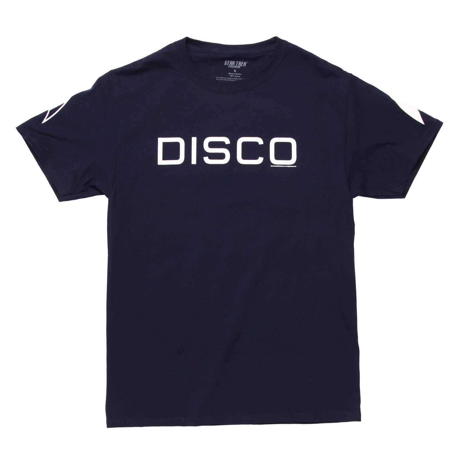 Photo 1 of ****SIMILAR  ITEM***** STAR TREK Men's Discovery Disco T-Shirt, Navy Blue, X-Large