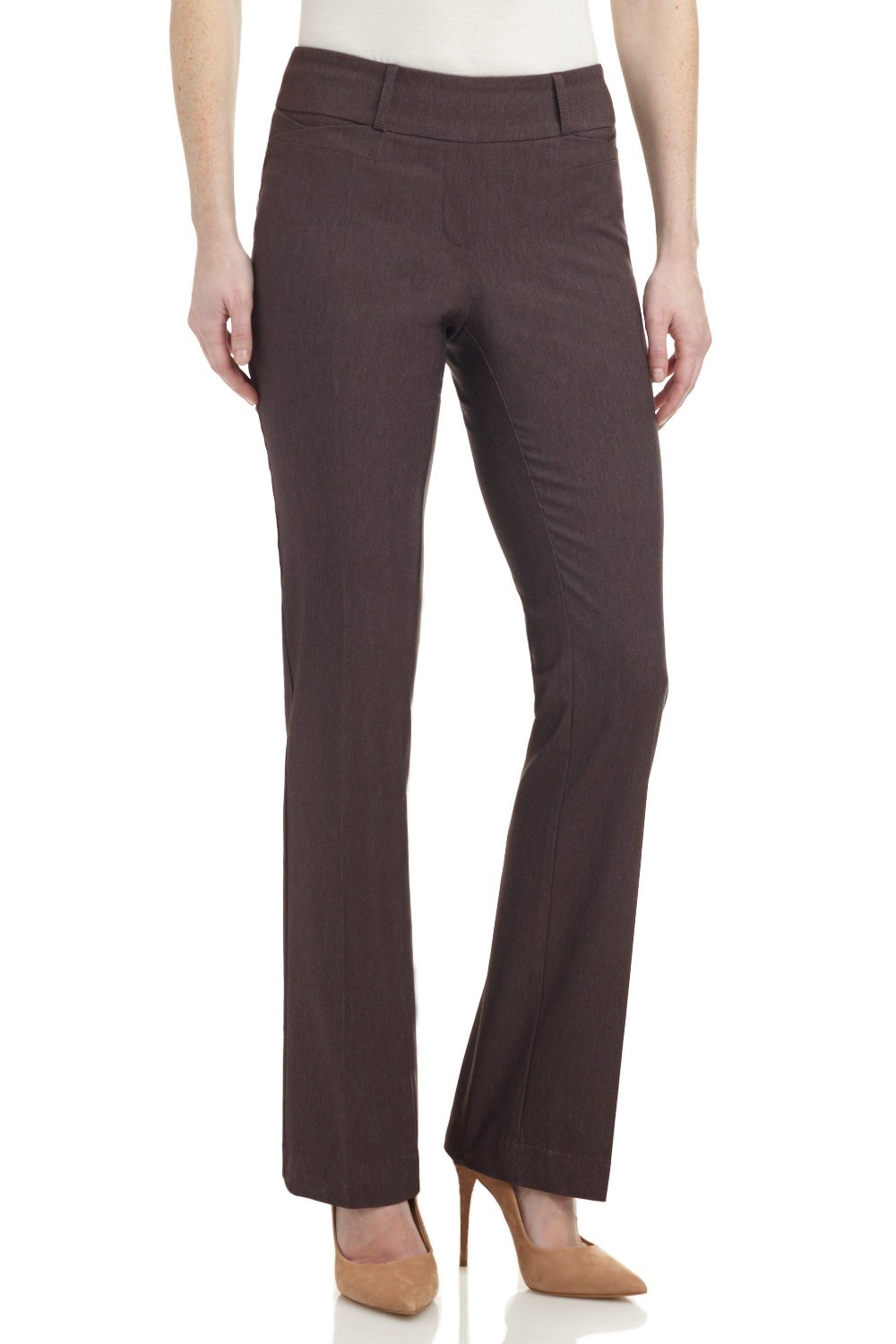 Rekucci Womens Ease into Comfort Fit Barely Bootcut