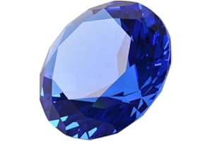 LONGWIN 50mm (2") Crystal Faceted Diamond Paperweight Wedding Favor Home Decor
