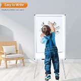 VIZ-PRO Flipchart Easel Whiteboard 90x60 cm Magnetic Portable Dry Wipe view 6