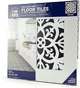 FloorPops Gothic Peel & Stick Floor Tiles Black Set of 10 12 x 12 in view 8