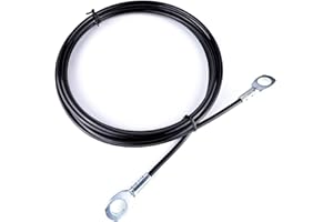 AIKESIWAY Fitness Pulley Cable,Replacement Cable Machine Accessories,Cable Pulley Attachments for Gym -Thick 5mm(0.2inch) Heavy Duty Steel Wire Rope for Home Gym Cable