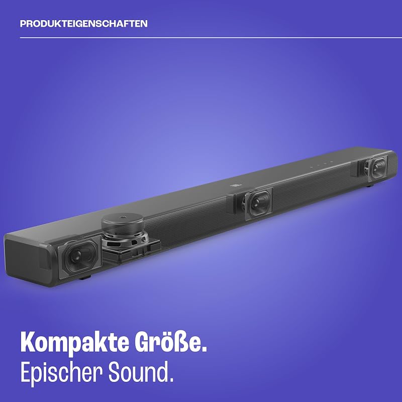Cinema SB 550 – 3.1-Kanal-Soundbar mit integriertem Subwoofer für Heimkino Sound-System – Mit Bluetooth-Musik-Streaming und Dolby Audio – Schwarz