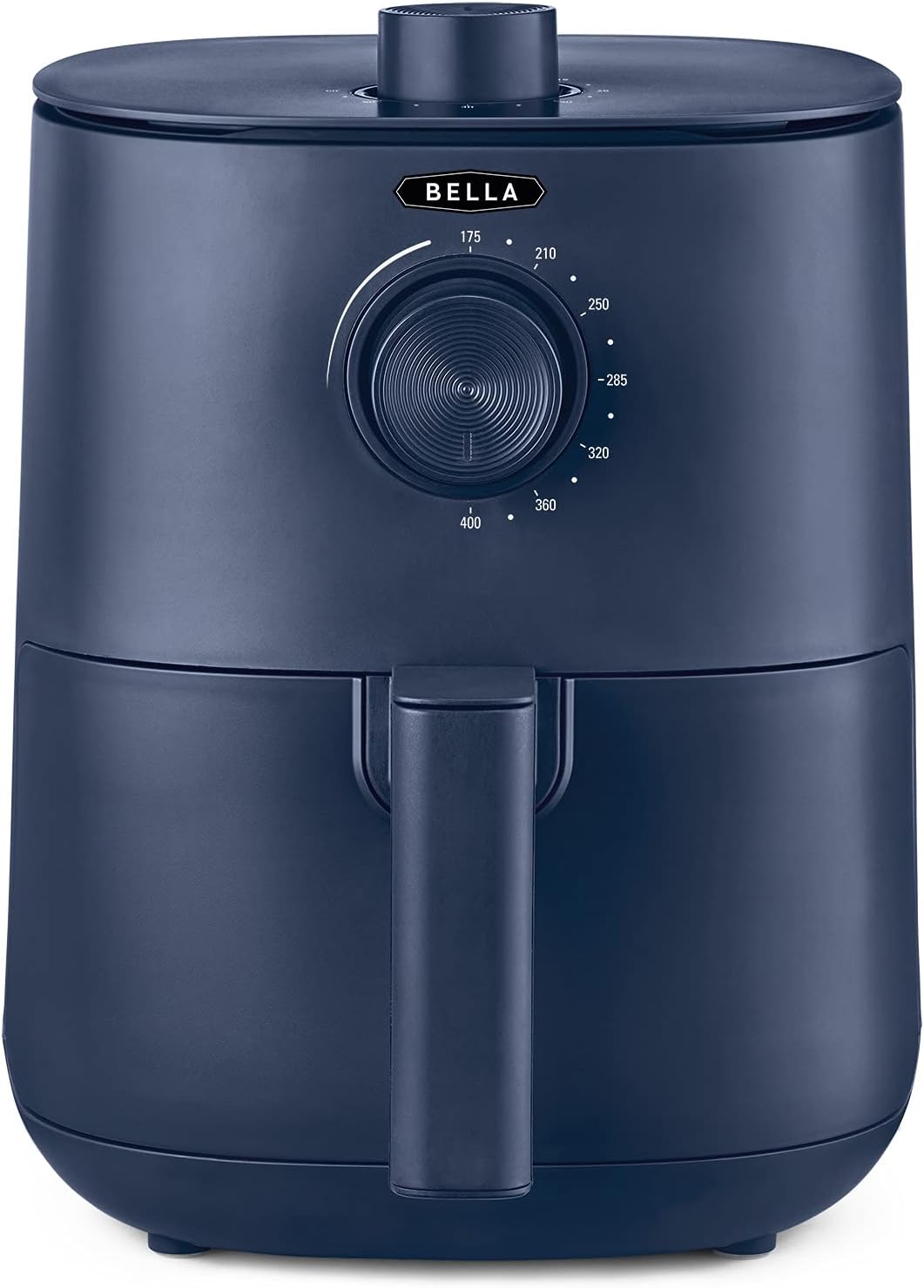 BELLA 2.9QT Manual Air Fryer, No Pre-Heat Needed, No-Oil Frying, Fast Healthy Evenly Cooked Meal Every Time, Removeable Dishwasher Safe Non Stick Pan and Crisping Tray for Easy Clean Up, Matte Blue: Kitchen & Dining
