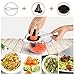 Mandoline Slicer Spiralizer Vegetable Slicer, Juicer-Veggie Slicer With Bowl Container-Food Grater-Julienne Slicer-Zoodle Maker, Spiral Slicer Cutter