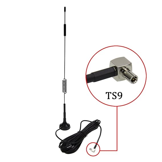 TS9 4G Antenne, LTE Antenne Wifi Signal Booster Verstärker Modem Adapter Netzwerk Empfänger / TS9 Stecker / 3m Kabel / 12 dBi