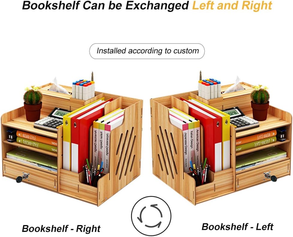 Hggzeg Wooden Desk Organizer - Image 3
