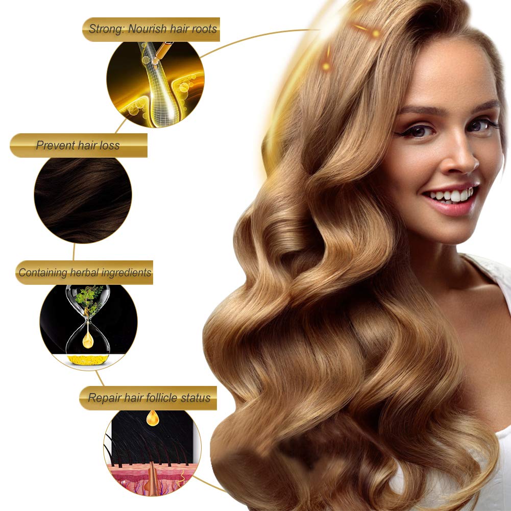 Hair Growth Shampoo,Anti-Hair Loss Shampoo,Hair Loss shampoo,Ginger Hair Care Shampoo Helps Stop Hair Loss,Promotes Thicker,Fuller and Faster Growing Hair for Men & Women: Beauty