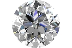 LOVAFIRSYT Moissanite Loose Stone Round Brilliant Cut Simulated Diamond Loose Gemstones VVS1 Clarity for Pendant Ring Stud Earring Jewelry Making 0.5ct-5ct With Certificate Of Authenticity