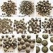 Antique Bronze Spacer Beads for Jewelry Making Small Brass Metal Beads & Bead Assortments for Bracelet Necklace Earring Making Brass Bead Spacers for Jewelry Making Brass Shapes for Crafts 500pcs
