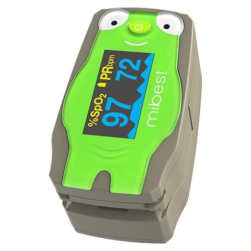 CHOICEMMED OLED Frog Pediatric Pulse Oximeter Fingertip – SP02 Pulse ...
