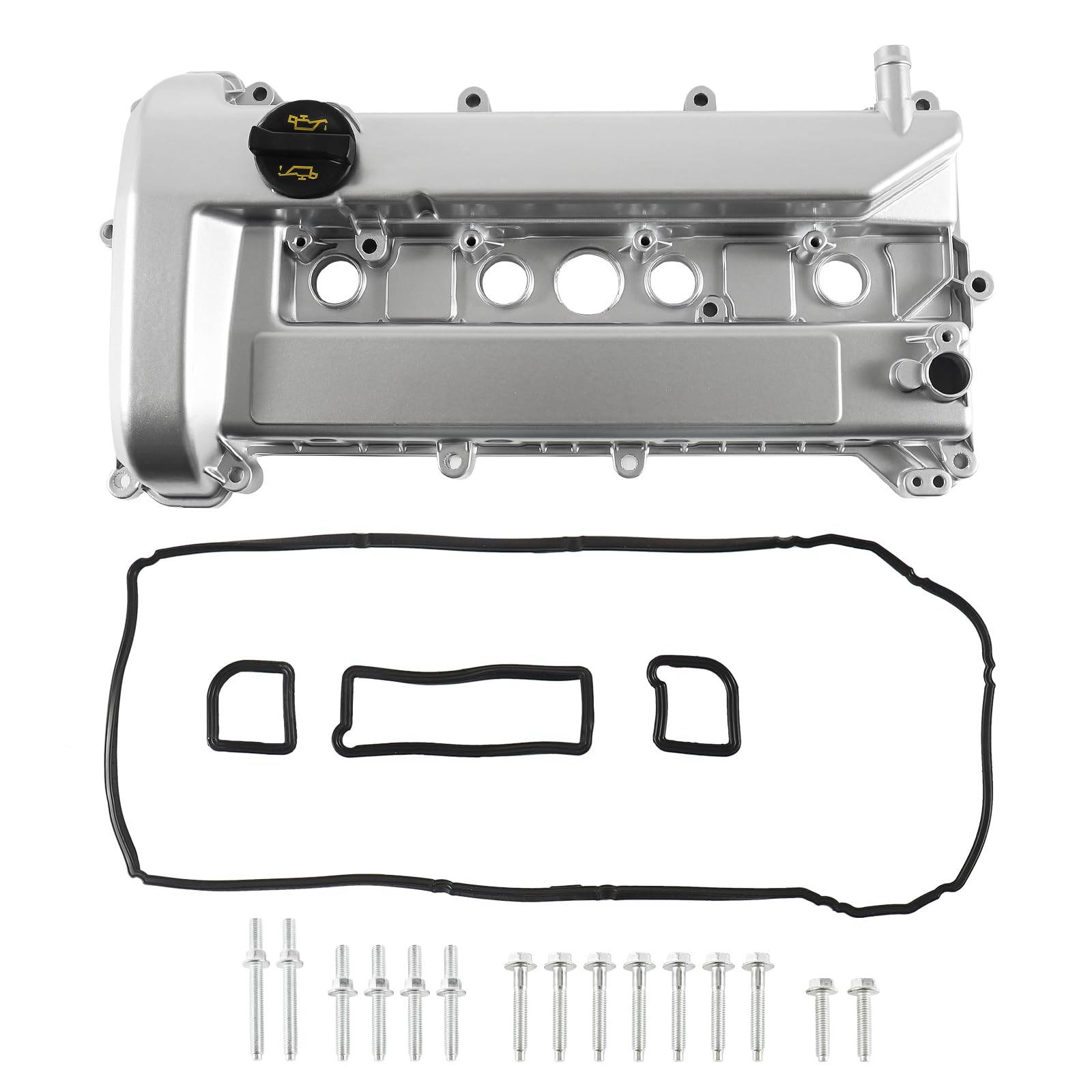 Photo 1 of OSNLEW 2.0L 2.3L Upgrade Aluminium Valve Cover Compatible with 2005-2013 Ford Focus, Replace 4S4Z6582CA 4S4Z6582D 1S7Z6584BA 1S7Z6584BA