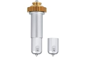 MIUMOON Engraving Tip and QuickSwap Housing Compatible with Cricut Maker Cutting Machines with Extra Engraving Tip for Replacement, Engraving Tool Works on Soft Metals, Acrylics, Leather, Plastics and More