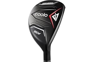 COOLO Golf Hybrid for Average Golfer, Designed for High Launch and Smooth Hits, 3/4/5/6/7 Hybrid, Right and Left Handed