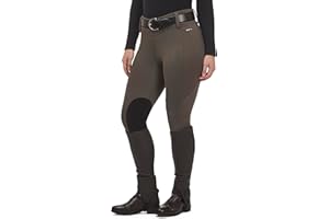 Kerrits Women's Sit Tight Wind Pro Knee Patch Winter Horse Riding Tights – Warm, Polartec Equestrian Breeches, Phone Pocket