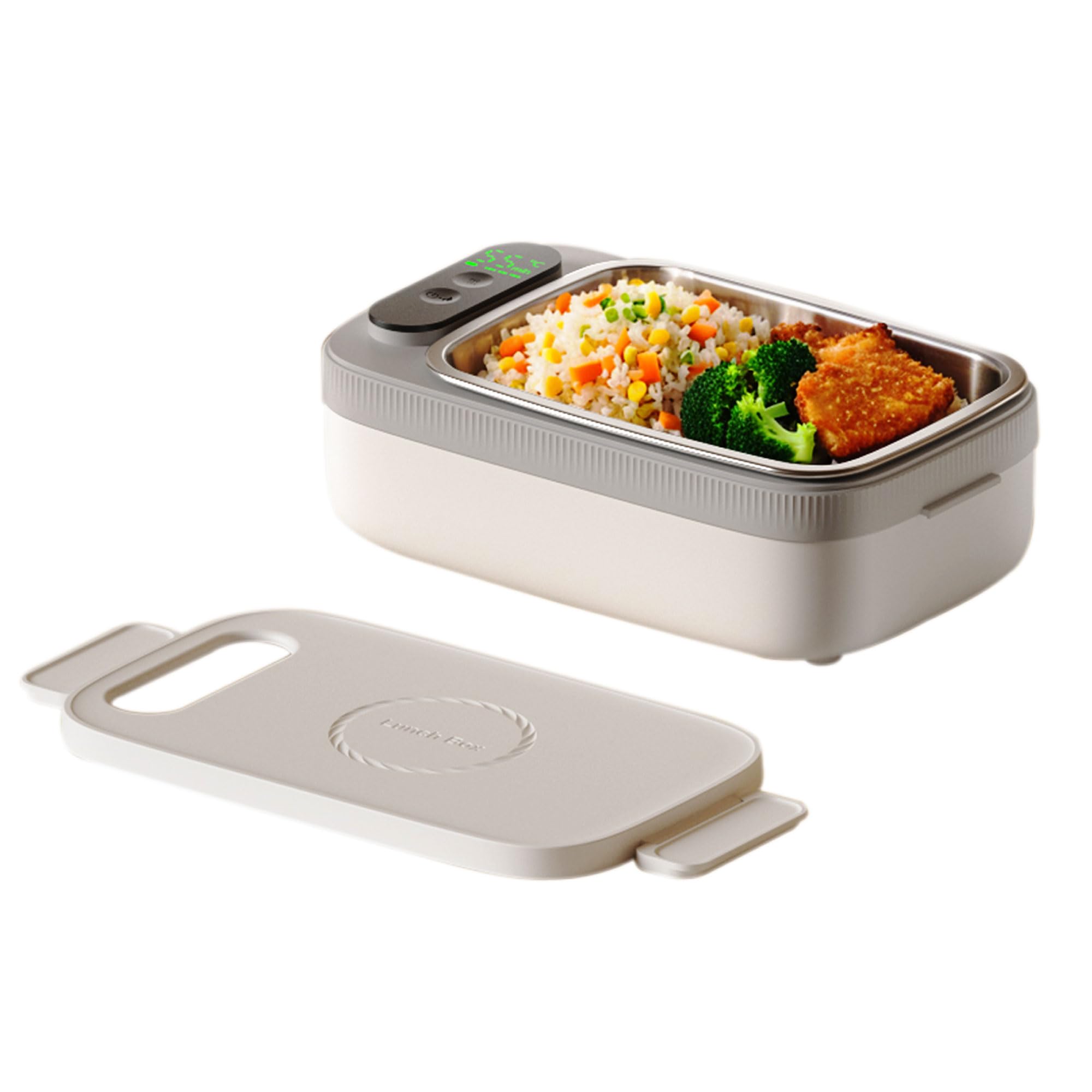 Photo 1 of *UNTESTED*
xeamun Cordless Electric Lunch Box for Adults,1000 ml Food Container,14000mAh Rechargeable Battery,Heated Lunch Box,Portable Self-Heating Food Warmer for Car,Office,Travel,Picnic,outdoor