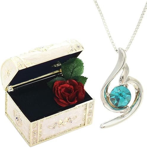 新しいエルメス ﾎﾟｲﾝﾄ2倍 デバリエ Y441 Jw Eme 5月誕生日プレゼント 女性 人気 彼女 母 妻 嫁 贈り物 ネックレス レディース セット品 オルゴール1組 ネックレス1組 ラッピング付 シルバー クリスタル その他 Indonesiadevelopmentforum Com