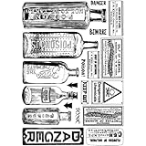 Crafty Individuals CI-360 Unmounted Rubber Stamp, Poison and Danger