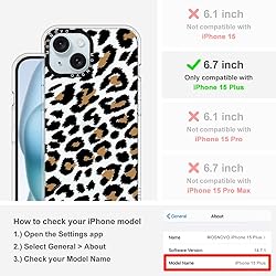 MOSNOVO Compatible with iPhone 15 Plus