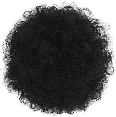 Amazon Com Wigs For Black Women Synthetic High Puff Afro Ponytail
